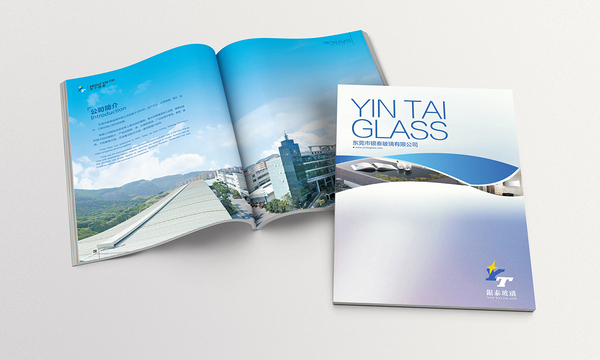 银泰玻璃宣传画册摄影设计